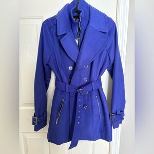 Beautiful royal or periwinkle blue coat